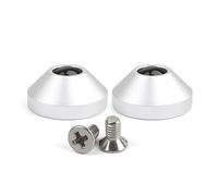 BUBEFSKD 2 piezas de teclado mecánico de metal de aluminio esterillas de apoyo anodizadas de aluminio con patas cónicas