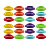 BUBEFSKD 24 bandejas de suministro de poliestireno para cucarachas Dubia, contenedor de comida Herpeton, Easy Neat Permanent Plan, varios contenedores de comida para moscas para mascotas