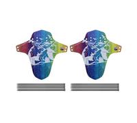 BUBEFSKD 2pcs seguro cómodo Madgut Protector de barro desmontable fácil instalación Flaps para viajeros y entusiastas de la bicicleta guardabarros