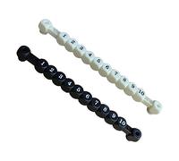 BUBEFSKD 2pcs Table Football Counter Foosball Air Hockey Scoring Units Counters Scores Keeper 10 Números Indicadores de calificación de plástico fútbol zapatos de portería