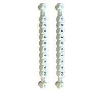 BUBEFSKD 2pcs Table Football Counter Foosball Air Hockey Scoring Units Counters Scores Keeper 10 Números Indicadores de calificación de plástico fútbol zapatos de portería