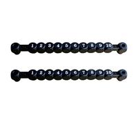 BUBEFSKD 2pcs Table Football Counter Foosball Air Hockey Scoring Units Counters Scores Keeper 10 Números Indicadores de calificación de plástico fútbol zapatos de portería