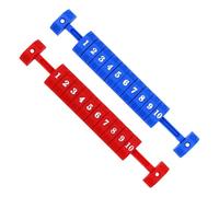 BUBEFSKD 2pcs Table Football Counter Foosball Air Hockey Scoring Units Counters Scores Keeper 10 Números Puntuación Counter Indicators Score