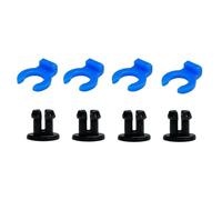 BUBEFSKD 4 Pares De Hebillas Garra Tubo Bowden Acopladores Rápidos Tubos PTFE Accesorios Conectores Empuje 4mm para Impresoras Hebillas Garra Tubo Bowden