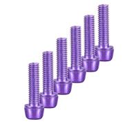 BUBEFSKD 6 Uds Bicicletas Pernos De Freno Disco Abrazaderas Tornillos Fijos Tornillo Freno Bicicleta Montaña para Instalación Portabotellas Sujetadores Vástago Bicicletas Coloridas