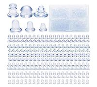 BUBEFSKD 600pcs pendiente tope 6 diferentes formas suave espalda reemplazo bola embrague