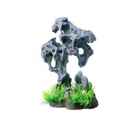 BUBEFSKD Acuarios Artesanía Rock Hierba Rocalla Decoraciones Tanques de Pescado Suministros Decoraciones de Arte Mar Adornos de tanque de peces