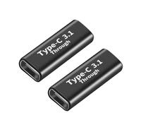 BUBEFSKD Adaptador Convertidor A Macho USB 3 1 Tipo C De Velocidad Rápida Transferencia Datos para Entusiastas Digitales Cable Transferencia Datos 2 Uds