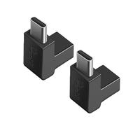 BUBEFSKD Adaptador Convertidor A Macho USB 3 1 Tipo C De Velocidad Rápida Transferencia Datos para Entusiastas Digitales Cable Transferencia Datos 2 Uds