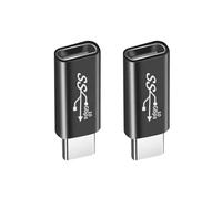 BUBEFSKD Adaptador Convertidor A Macho USB 3 1 Tipo C De Velocidad Rápida Transferencia Datos para Entusiastas Digitales Cable Transferencia Datos 2 Uds