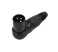 BUBEFSKD Adaptador De 3 Pines En Ángulo Recto Conector Macho Blindaje Alto con Ajuste Posiciones Múltiples para Cable Micrófono Adaptador Profesional