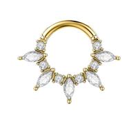 BUBEFSKD Anillos De Nariz Simples Clickers Tabique Accesorio Perforación Acero Inoxidable Para Cartílago Oreja Joyería Elegante Para Cuerpo Anillo Nariz Acero Inoxidable