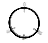 BUBEFSKD Anillos guía de estabilidad fáciles de usar para telescopios Estructura de 3 puntos Seguimiento preciso Materiales metálicos ligeros Tres puntos Astrofotografía Anillos guía