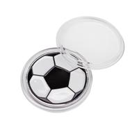 BUBEFSKD Árbitro De Fútbol Coin Pick Side Soccer Aleación Aluminio Lanzamiento Fútbol Lanzamiento Doble Equipo Monedas Árbitro Metal Duradero Fácil Transportar Y Almacenar Portátil