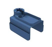 BUBEFSKD Bandeja de brazo ancha para sofá con 2 grandes aberturas para bebidas y bolsillo adicional. Elastómero permanente gratuito para usar espacio multimedia coche a prueba de fugas en el sofá y en