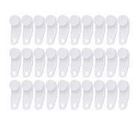 BUBEFSKD Barras Transversales Deslizantes 30/60 Uds. Deslizadores De Pista Cortina Blanca Ganchos para Cortinas Accesorios Piezas Repuesto Planeadores