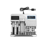 BUBEFSKD Base De Carga USB 3 7 V Compatible con Base Batería 18650 26650 16340 Entrada USB E Indicadores LED Cargador Batería