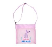 BUBEFSKD Bolsa De Playa Malla Plegable Gran Capacidad Correa Hombro Ajustable Juguete Playa Para Niños Mochila Portátil Un Hombro Para Recoger Conchas Marinas