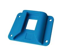 BUBEFSKD Bolsa plegable para bicicleta, soporte de cesta, soporte de rueda delantera, adaptador de bloque con tornillo, base de montaje para portabicicletas de plástico, adaptador de soporte para