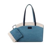 BUBEFSKD Bolso de hombro coreano estilo coreano bolsas de lona de gran capacidad para niñas mujeres bolso de compras señora bolsos de viaje bolsos versátiles, azul