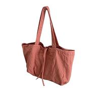 BUBEFSKD Bolso de hombro de compras bolsa de lona de gran capacidad para niñas mujeres bolso señora monedero retro ocio bolsas de viaje bolsos de mano bolso de lona retro comprador bolso libre, a