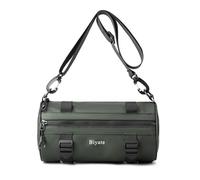 BUBEFSKD Bolsos de hombro masculinos mensajero de moda hombre crossbody pecho cilíndrico mochila masculina hombro pecho redondo cilíndrico mochila de moda mensajero, verde militar