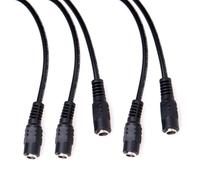 BUBEFSKD Cable Eléctrico Eficiente De 5 Uds. Adaptador para Corriente 5 5x2 1mm Fácil Instalación Carga Dispositivos Energía