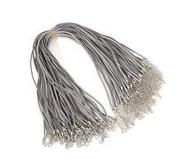 BUBEFSKD Cadena De Cordón Terciopelo Hecha A Mano Cierre Ajustable Cuerda Ante Langosta Ante para Hombre Y Mujer Langosta