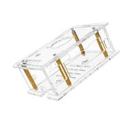 BUBEFSKD Caja acrílica carcasa transparente bandeja de refrigeración pasiva activa ventilador de refrigeración opcional calor para RV2 placa de desarrollo electrónica proyecto Shell