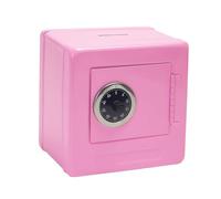 BUBEFSKD Caja fuerte de monedas segura con mecanismo de doble gancho, juguete educativo para practicar la gestión del dinero para niños, regalo de vacaciones de Pascua, 17, 8 x 11, 9 x 9, 9 cm