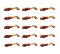 BUBEFSKD Cebos De Pesca Blando Realistas Estilos Variados Movimientos Naturales para Lanzar Técnicas Fondo Arrastre Bolsa Almacenamiento Cebos Portátiles