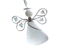 BUBEFSKD Coastal Angelic - Adorno colgante de acrílico plano 2D para vacaciones, árbol de Navidad y casas de playa