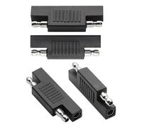 BUBEFSKD Conector con adaptador de polaridad reversible para dispositivos solares que evitan cortocircuitos. Carcasa de PVC resistente al calor. Adaptador resistente a altas temperaturas