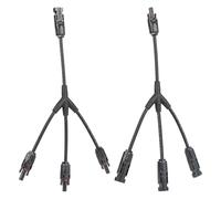 BUBEFSKD Conector solar fotovoltaico de 30 A tipo Y a 2/3/4 adaptador para conexión de panel paralelo, fácil de instalar, cable de extensión solar flexible