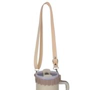 BUBEFSKD Correa De Cordón para Botella Agua Portabebés Silicona Botella Agua Se Adapta A Vaso 40Oz Soporte Ajustable Cinturón