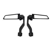 BUBEFSKD Cristal lateral plegable, amplio campo de visión, ajuste mejorado, vista trasera, lado del manillar plegable y giratorio