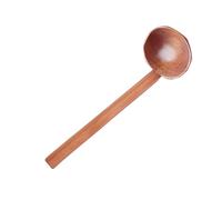 BUBEFSKD Cuchara de sopa larga Utensilios de cocina Cuchara de madera para servir fideos cuchara de sopa colador Home Restaurante Mesa Utensilios de cocina