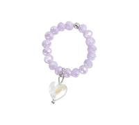 BUBEFSKD Delicados anillos hechos a mano con diseño de corazones sin datos, como se describe