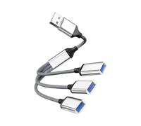 BUBEFSKD Divisor USB OTG Y Cable Macho A 3 2 0 Convertidor Multipuerto Concentrador Expansor Multipuerto Adaptador Dividido Concentrador De Transferencia De Datos USB