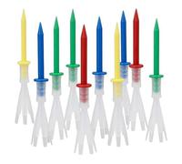 BUBEFSKD Durabilidad plástico golf tees seguro Practicar en campos de golf largos para mejorar el rendimiento y la estabilidad pelota de golf resistente a la intemperie