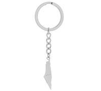 BUBEFSKD Elegante ISR PLE tarjeta llaveros oro/plata color colgante llavero único estilo étnico llavero accesorio para hombres mujeres llavero de latón, a, Talla única