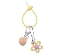 BUBEFSKD Encantador llavero Hollow Star Keyring Lindo Uvas Mariposa Colgante Llavero Decoración del Hogar Mochila Corazón Mariposa Llavero Correa de Teléfono, a, Talla única