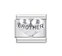 BUBEFSKD Encanto de carta de corazón de acero inoxidable para pulseras con infinitas posibilidades creativas, regalo único para mujeres, diseño de ensamblaje modular que ofrece, talla única, como se