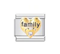 BUBEFSKD Encanto de carta de corazón de acero inoxidable para pulseras con infinitas posibilidades creativas, regalo único para mujeres, diseño de ensamblaje modular que ofrece, talla única, como se
