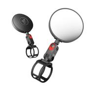 BUBEFSKD Espejo retrovisor para scooter, durabilidad, amplio campo de visión, herramienta, menos instalación, múltiples ajustes de posición, instalación rápida, espejo