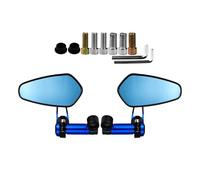 BUBEFSKD Espejo retrovisor para viajeros con ángulo de cristal, ajustable, giratorio, lado del manillar, lado del manillar universal