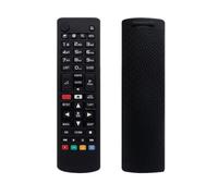 BUBEFSKD Funda protectora de silicona de agarre suave, sensación cómoda, minimiza la fatiga de la mano durante largos períodos de televisión, para AKB75375604. Protege contra daños por caídas