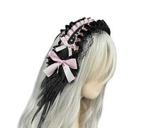BUBEFSKD Hermosa diadema elegante accesorio para el cabello diadema de moda adecuada para ocasiones especiales y uso diario. Diadema de encaje delicado para la moda, talla única, como se describe