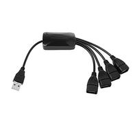 BUBEFSKD HUB USB 2.0 Se Conectan con Un Dispositivo De Almacenamiento Unidades DVD-ROM CD-r Divisor Concentradores 1.1 Red Digital Cable Alimentación Barrera Conector Terminal