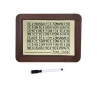 BUBEFSKD Hucha de madera para huchas con marcadores digitales y bolígrafo para mejorar la gestión del dinero y la creación de presupuestos pegatinas de regalo, hucha